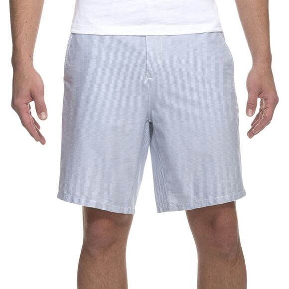 Johnnie-O Geordy Blue Horizontal Stripe Short - 30 - Picture 1 of 9
